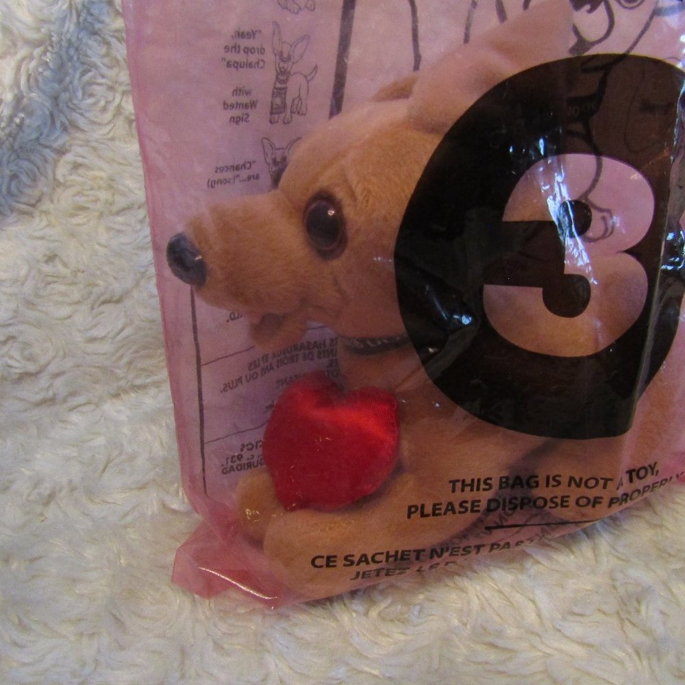 Vintage in bag VALENTINE'S DAY Taco Bell Chihuahua